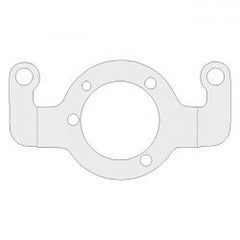 MCS Air Cleaner Adapter Bracket. Chrome