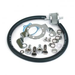 MCS Air Cleaner Adapter Bracket Kit. Chrome