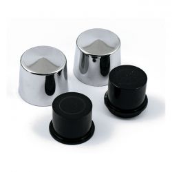 MCS Smoothtopps, Push-On Bolt Cover Set. Chrome