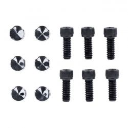 MCS Smoothtopps, Push-On Bolt & Cover Kit. Chrome