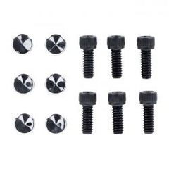 MCS Smoothtopps, Push-On Bolt & Cover Kit. Chrome