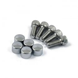 MCS Smoothtopps, Bolt & Cover Kit. Chrome