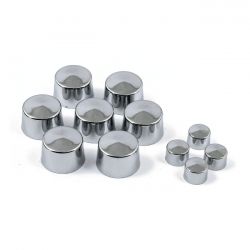 MCS Smoothtopps, Push-On Bolt Cover Set. Chrome