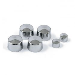 MCS Smoothtopps, Push-On Bolt Cover Set. Chrome