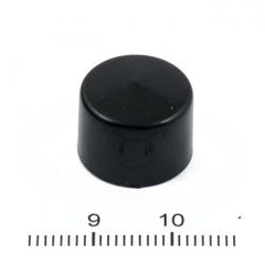 MCS Smoothtopps Push-On Bolt Covers 7/16" Hex Bolts/Nuts. Black