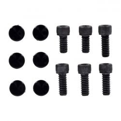 MCS Smoothtopps, Push-On Bolt & Cover Kit. Black