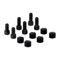 MCS Smoothtopps, Push-On Bolt & Cover Kit. Black