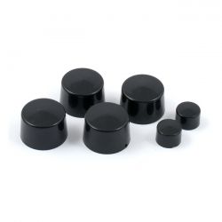 MCS Smoothtopps, Push-On Bolt Cover Set. Black