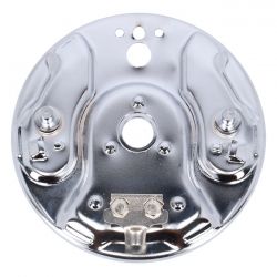 MCS Rear Hydraulic Brake Backing Plate, Chrome