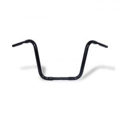 MCS 1-1/4" Buffalo Apehangers, 14" High, Black