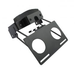 MCS Fat Bob Taillight / License Plate Bracket. Black