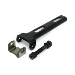 MCS Universal Solo Seat Hinge, Square Mount, Weld-On. Black
