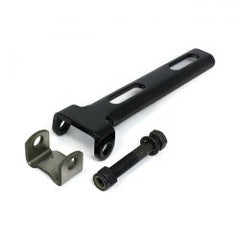 MCS Universal Solo Seat Hinge, Square Mount, Weld-On. Black