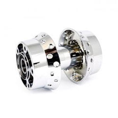 MCS Front Wheel Hub. Chrome. Abs