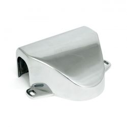 MCS Handlebar Clamp Cover. Polished