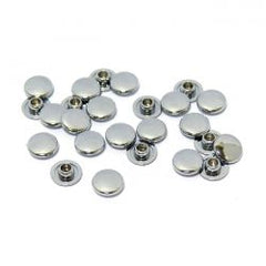 MCS Push-In Mushroom Allen Head Plugs M8. Chrome