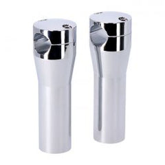 MCS Early Style Risers. 5" Rise. Chrome