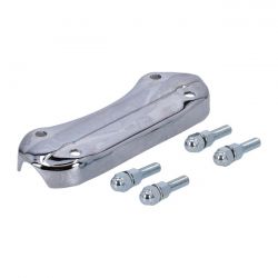 MCS Riser Top Clamp, Panhead. Chrome