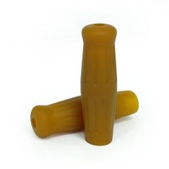 MCS Vintage Style 1" Grips Candy Brown
