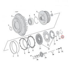 MCS Retaining Ring, Clutch Adjuster Plate