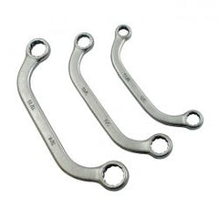 MCS Curved Box End Wrench Set. 3-Piece