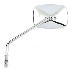 MCS Late OEM Style Mirror, Long Stem, Right Side. Chrome
