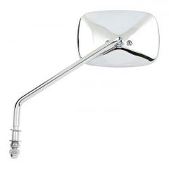 MCS Late OEM Style Mirror, Long Stem, Right Side. Chrome