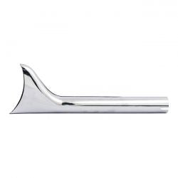 MCS Slip-On Fishtail Exhaust Extension 18" Long Chrome
