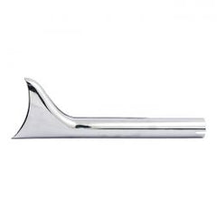 MCS Slip-On Fishtail Exhaust Extension 18" Long Chrome