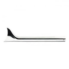 MCS Slip-On Fishtail Exhaust Extension 24" Long Chrome