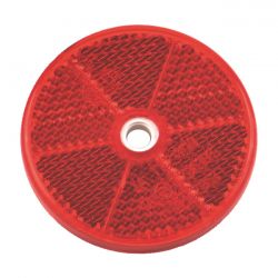 MCS Hella, Reflector. Round. 60mm Diameter. Red
