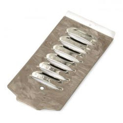 MCS Steel Dash Panel, Louvered. Chrome