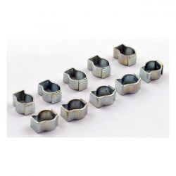 MCS Crimp Hose Clamp, 1/4 (6.35mm) Id. Stainless