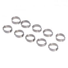 MCS Crimp Hose Clamp, 3/4 (19.05mm) Id. Stainless