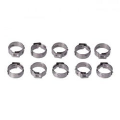 MCS Crimp Hose Clamp, 5/8 (16.00mm) Id. Stainless