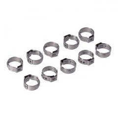 MCS Crimp Hose Clamp, 5/8 (16.00mm) Id. Stainless
