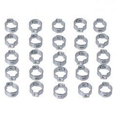 MCS Crimp Hose Clamp, 5/8 (16.00mm) Id. Zinc