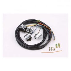MCS Handlebar Wire & Switch Kit. Chrome Switches