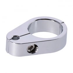 MCS 2-Piece Frame Cable Clamp. Throttle. Chrome