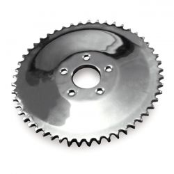 MCS Rear Sprocket Solid, Chrome. 51T
