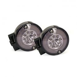 MCS Ringers, FL Led Turn Signals. Rear. Black