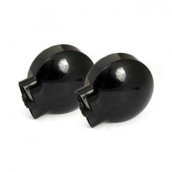 MCS Ringers, FL Led Turn Signals. Rear. Black