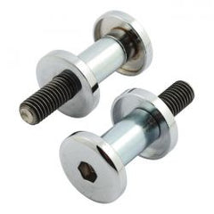 MCS Custom Smooth Riser Mount Kit. Chrome, 1/2-13 Threaded