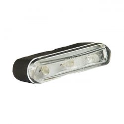 MCS Tri-Led Front Position Light. Clear Lens
