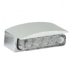 MCS Mini Led License Plate Light, Silver Housing