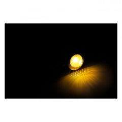 MCS Bullet Turn Signals, Pointed Lens. Chrome