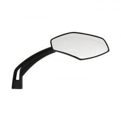 MCS Luca Mirror Set, 10mm. Black, Blue Tinted Glass