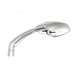 MCS Luca Mirror Set, 10mm. Chrome, Clear Glass