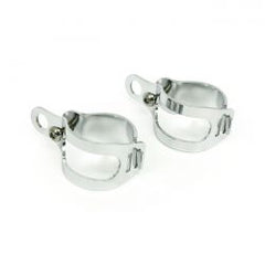 MCS Roper, Turn Signal Fork Mount Kit. 30-45mm. Chrome