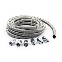 MCS Oil Line & Fitting Kit, Braided Steel
